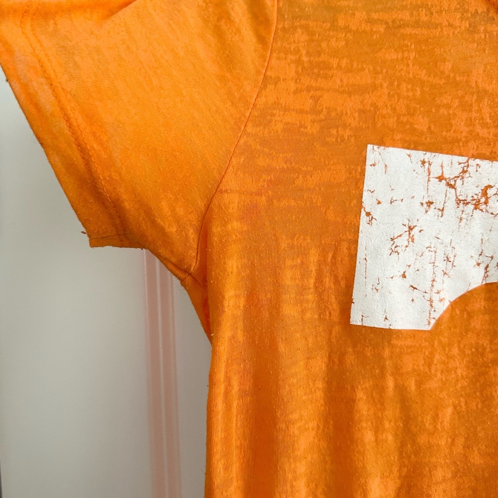 TN Vols Orange & White Power T Graphic Tee Shirt - Tennessee Volunteers Gameday - Picture 10 of 13